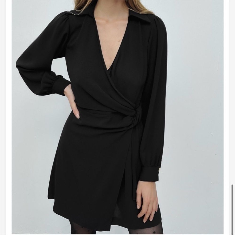 ZARA KNOTTED MINI DRESS